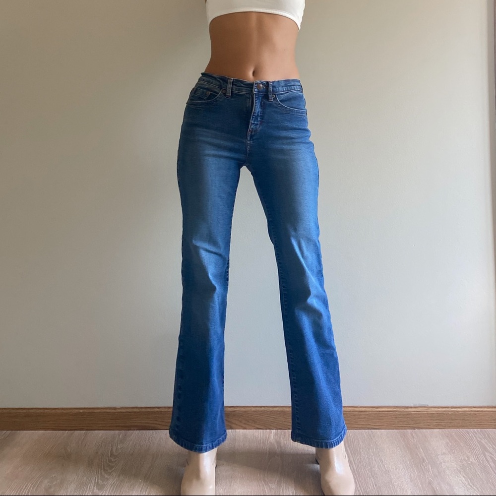 Y2K Jag Jeans Vintage Mid Rise Medium Wash Bootcut Stretch Denim 26 / 27 / 2 / 4